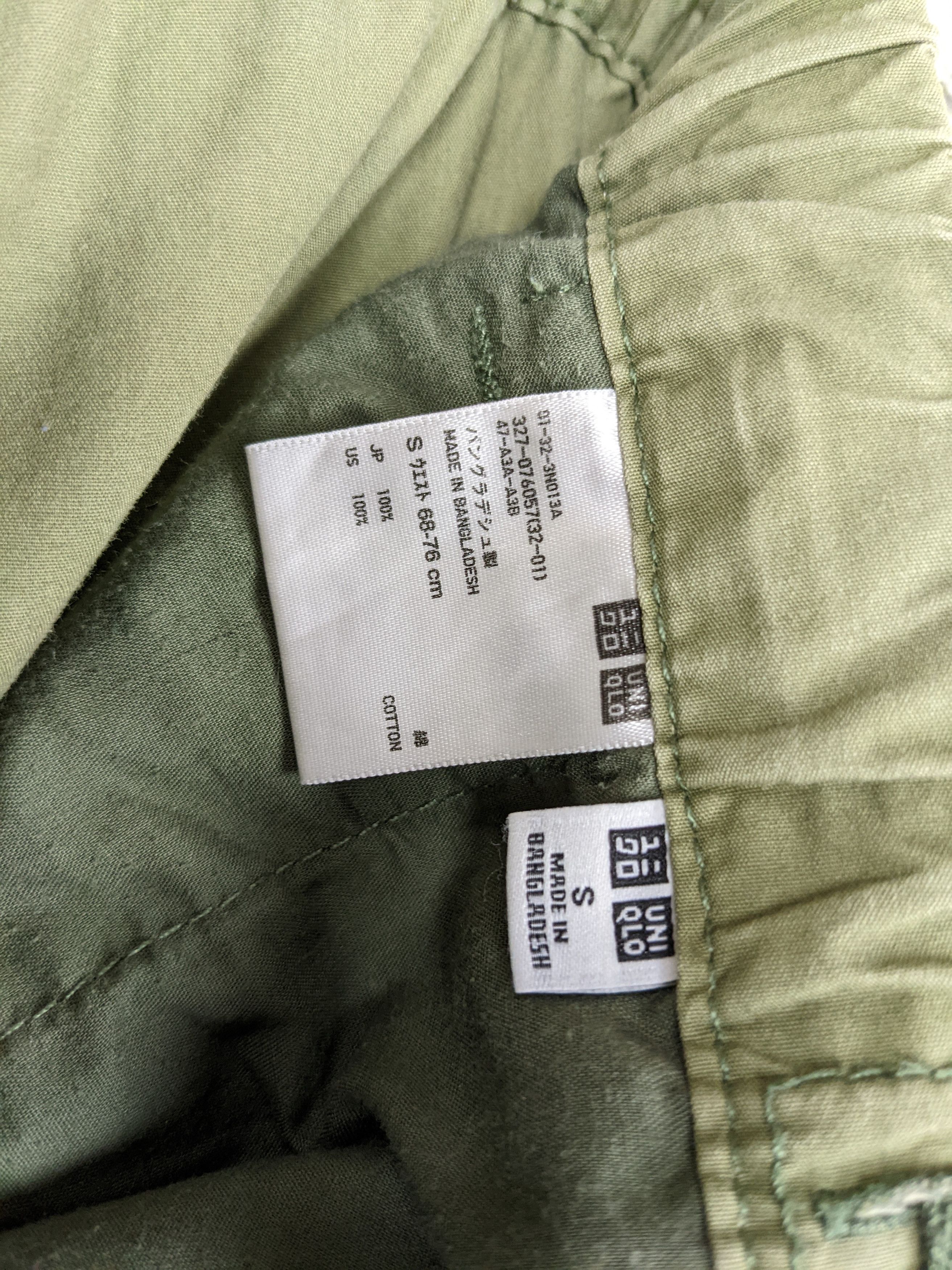 Uniqlo Washed Uniqlo Japan Cargo Multi-pocket Casual Pants Size US 28 / EU 44 - 8 Thumbnail