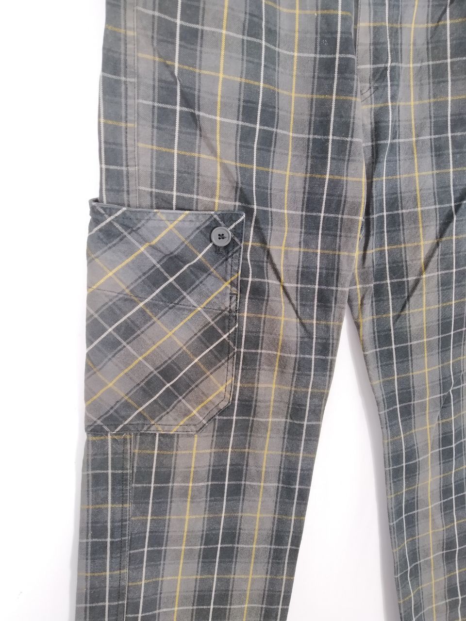 Designer × Japanese Brand × Vintage Milk boy Japan Checkered Plaid Tartan Style Punk Pant Size US 31 - 3 Thumbnail