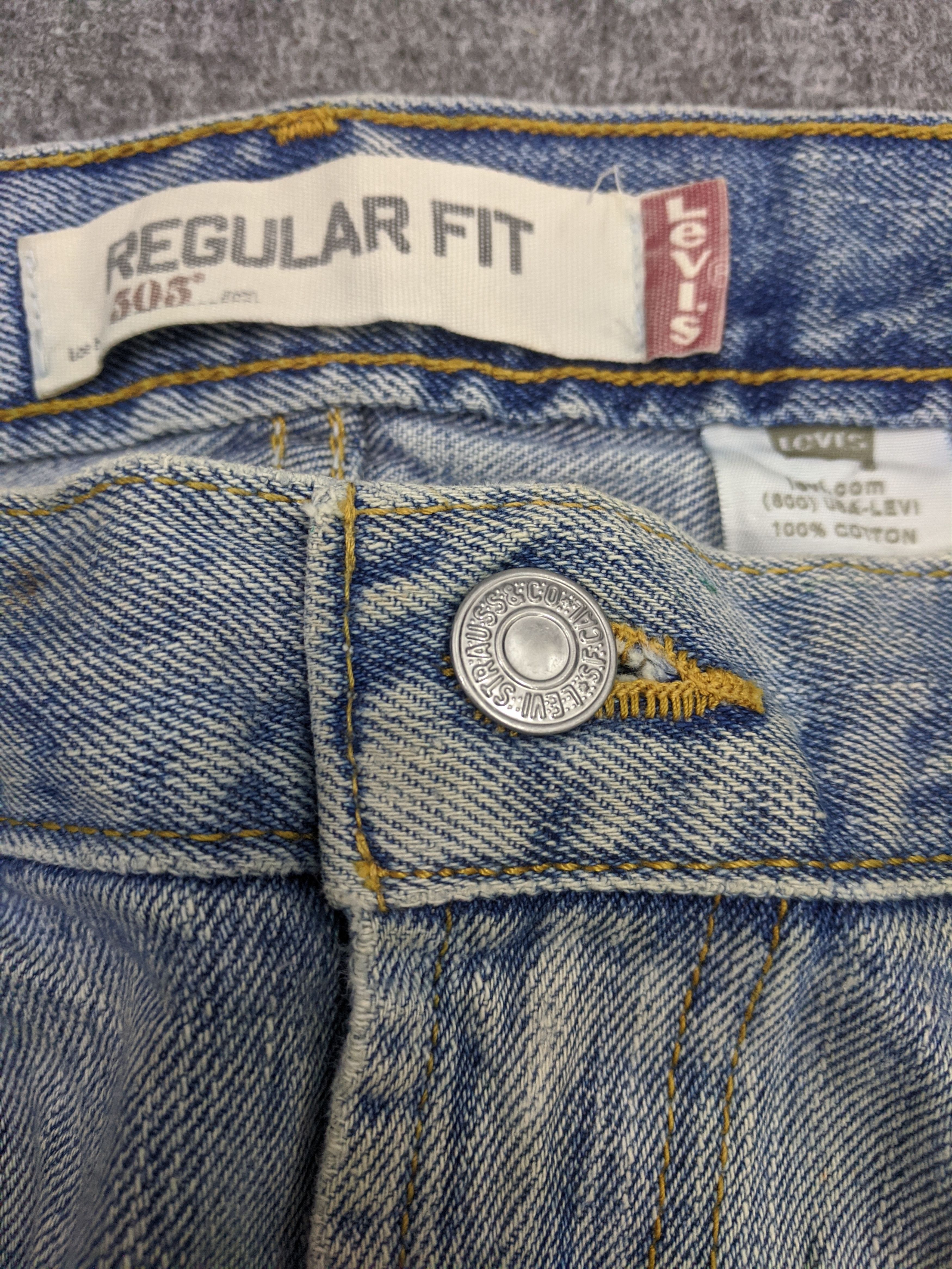 Vintage Levis 505 Faded Blue Jeans DP0698