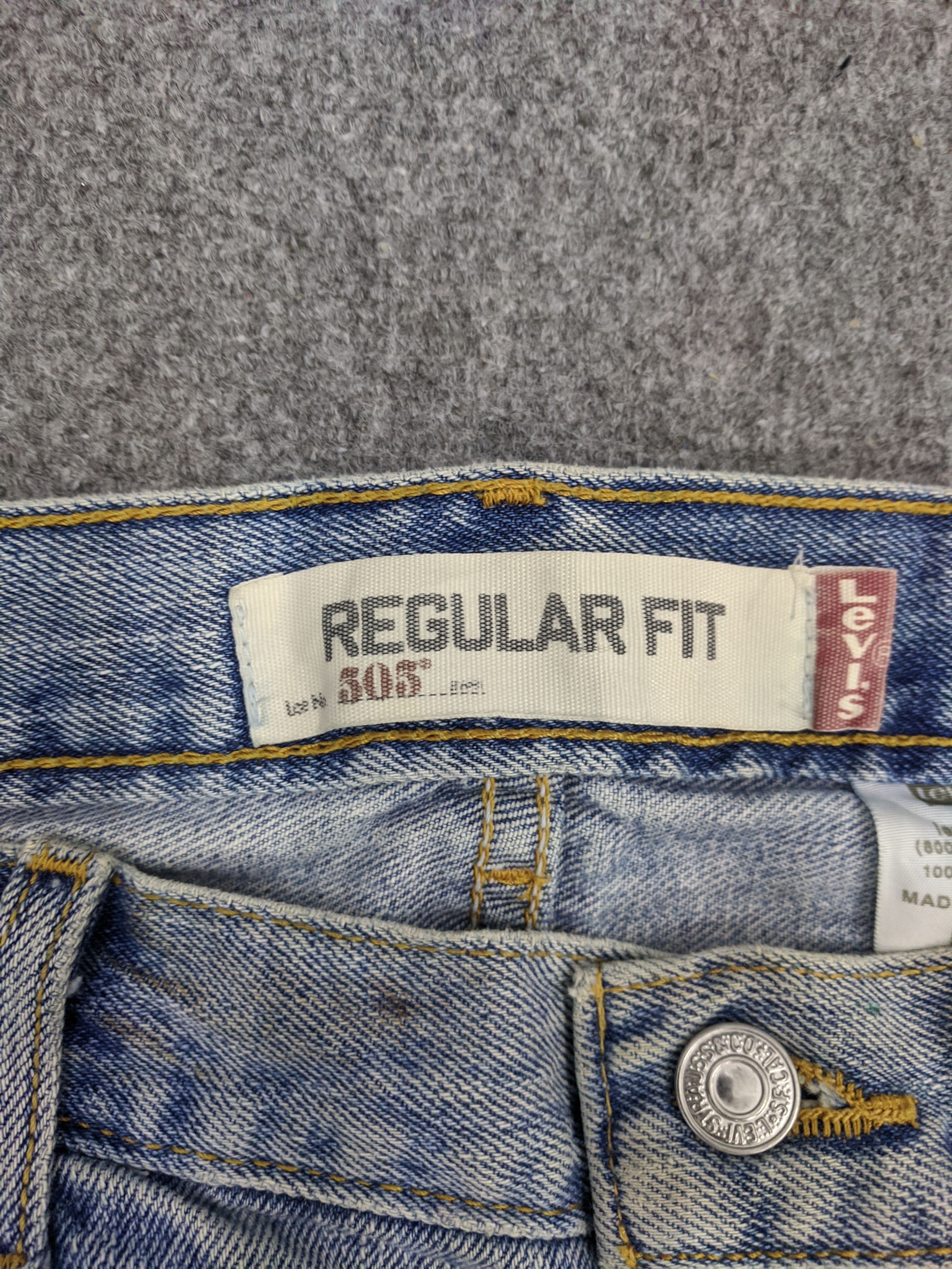 Vintage Levis 505 Faded Blue Jeans DP0698