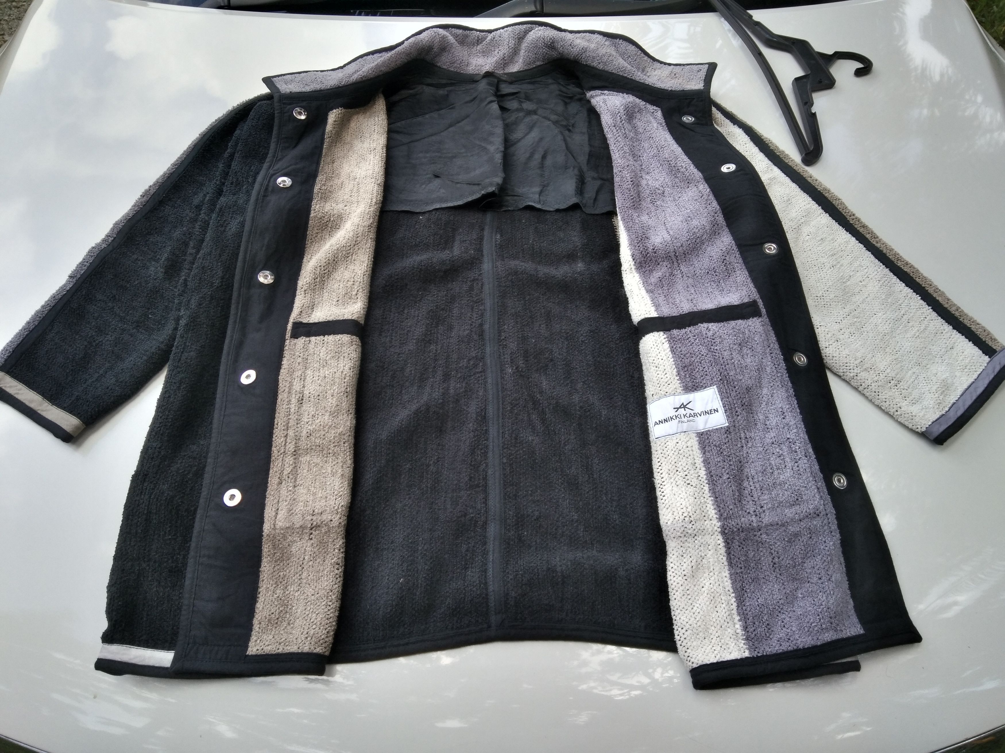 Annikki Karvinen × Designer ANNIKKI KARVINEN MEN'S COLOUR BLOCK JACKET LIKE KAPITAL Size US XL / EU 56 / 4 - 9 Thumbnail