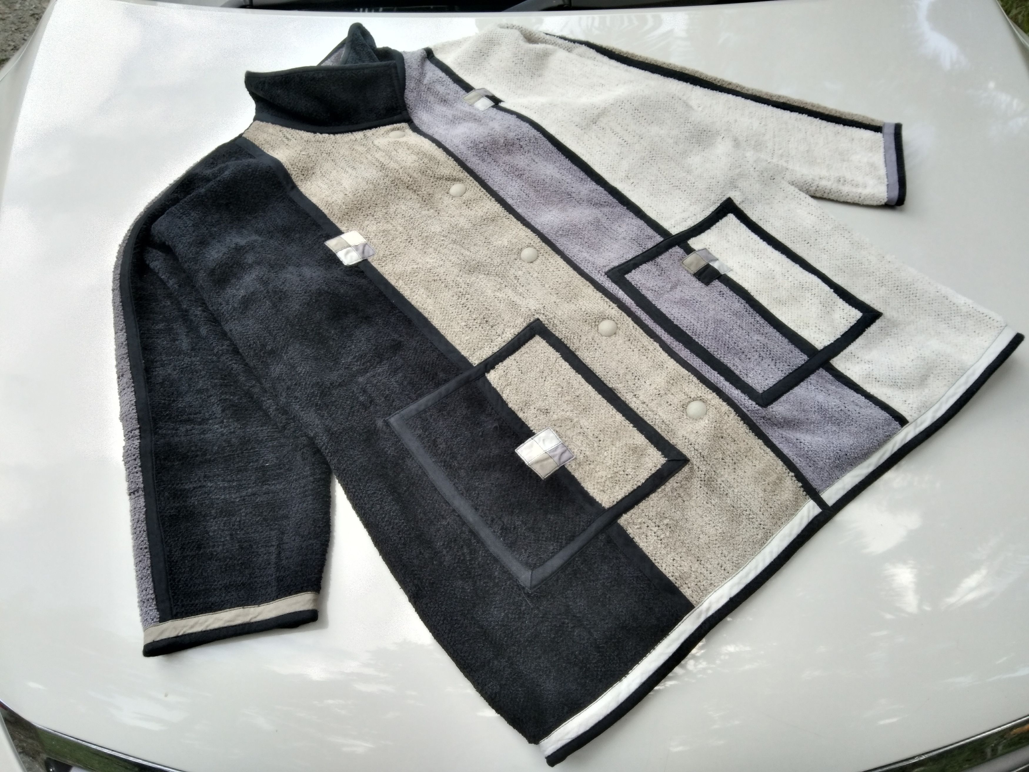 Annikki Karvinen × Designer ANNIKKI KARVINEN MEN'S COLOUR BLOCK JACKET LIKE KAPITAL Size US XL / EU 56 / 4 - 1 Thumbnail