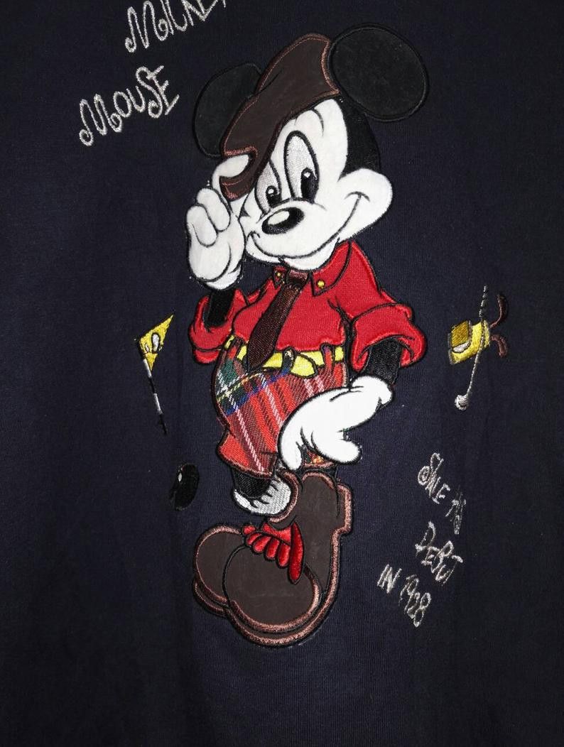 Cartoon Network Vintage Sweatshirt Mickey mouse rare embroidered big logo Size US M / EU 48-50 / 2 - 2 Thumbnail
