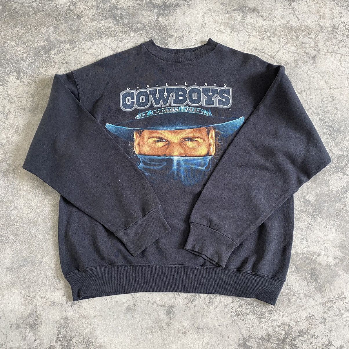 NFL Vintage 90’s NFL Dallas Cowboys Crewneck Faded Sweatshirt Size US L / EU 52-54 / 3 - 7 Thumbnail