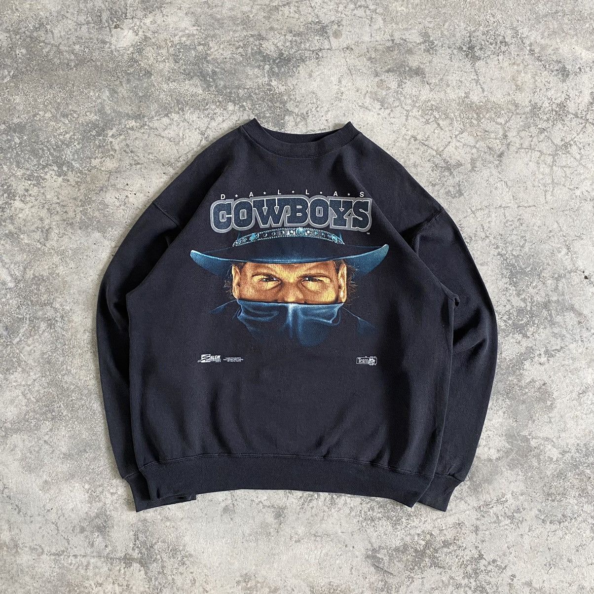 Vintage 90's NFL Dallas Cowboys Crewneck Faded Sweatshirt
