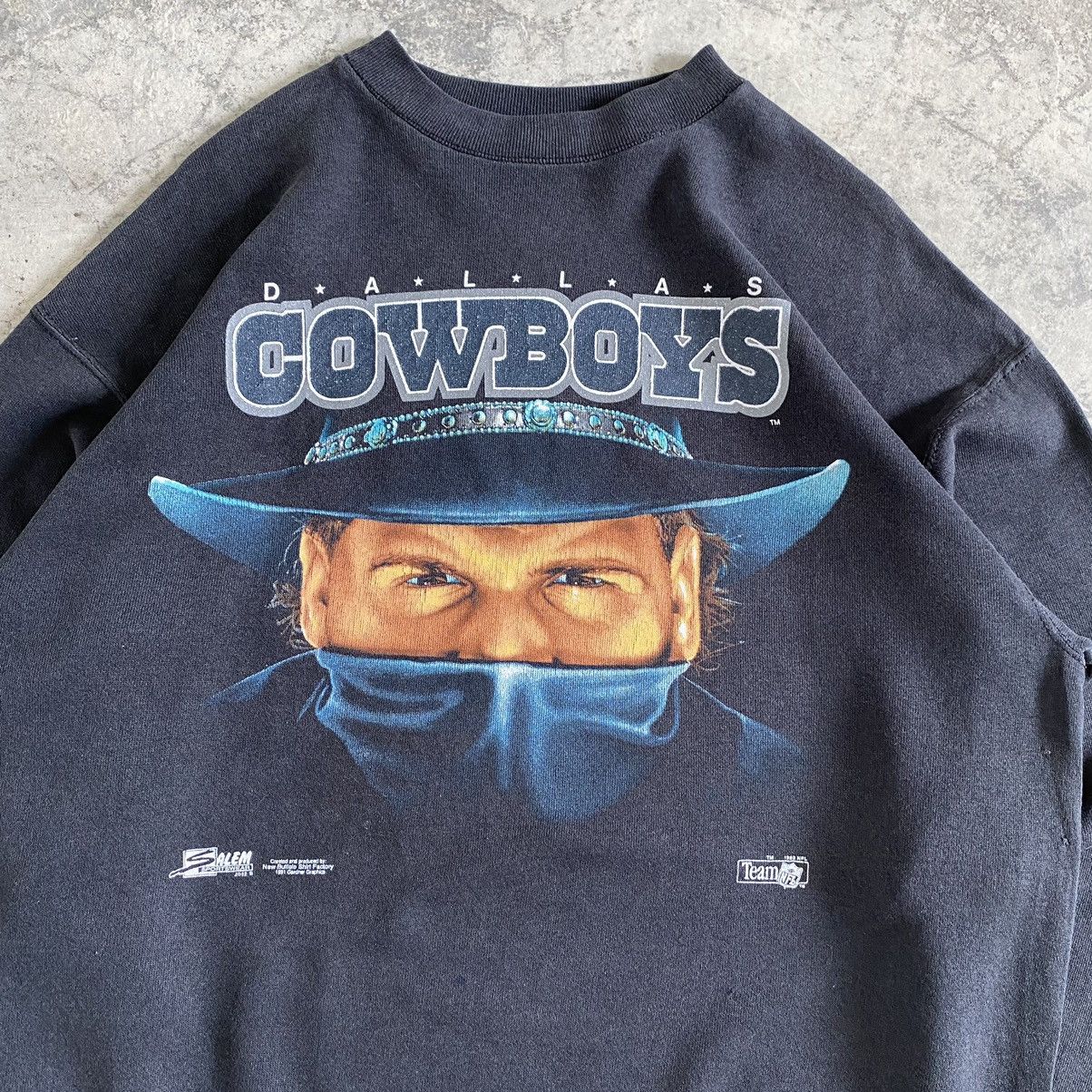 NFL Vintage 90’s NFL Dallas Cowboys Crewneck Faded Sweatshirt Size US L / EU 52-54 / 3 - 2 Thumbnail
