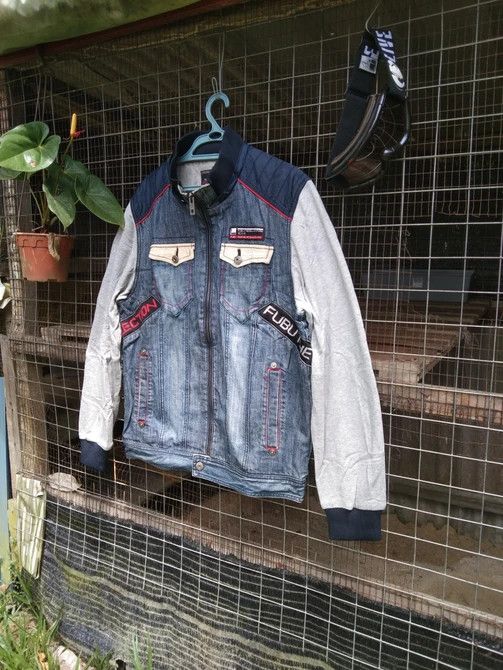 Fubu × Vintage VINTAGE FUBU MEN'S DENIM JACKET Size US L / EU 52-54 / 3 - 3 Thumbnail