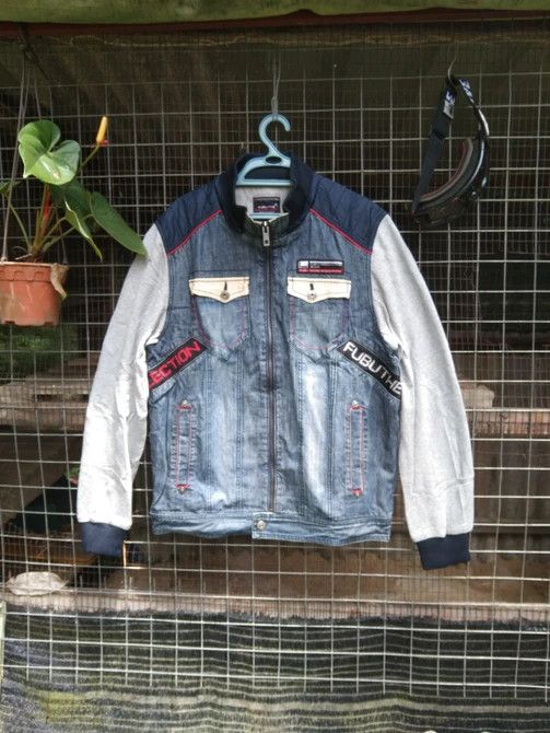 Fubu × Vintage VINTAGE FUBU MEN'S DENIM JACKET Size US L / EU 52-54 / 3 - 1 Thumbnail