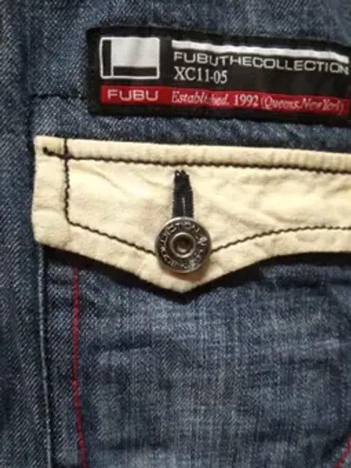 Fubu × Vintage VINTAGE FUBU MEN'S DENIM JACKET Size US L / EU 52-54 / 3 - 9 Thumbnail