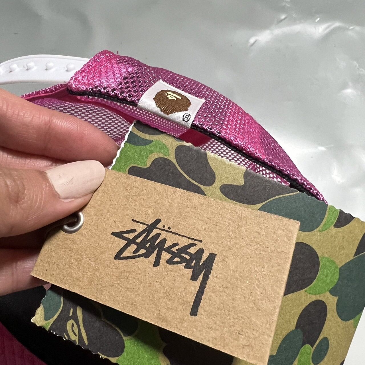 Bape × Stussy Bape x Stussy Trucker Hat Size ONE SIZE - 5 Thumbnail