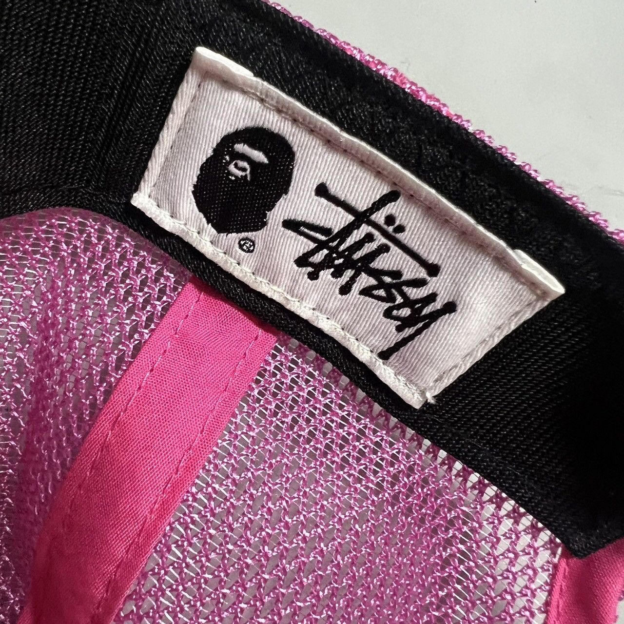 Bape × Stussy Bape x Stussy Trucker Hat Size ONE SIZE - 4 Thumbnail