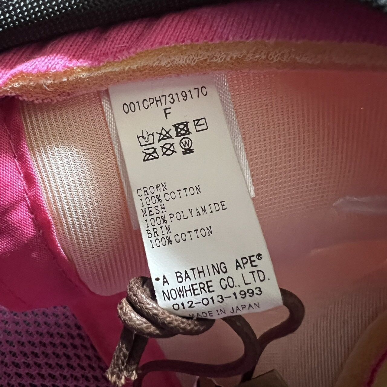 Bape × Stussy Bape x Stussy Trucker Hat Size ONE SIZE - 7 Thumbnail