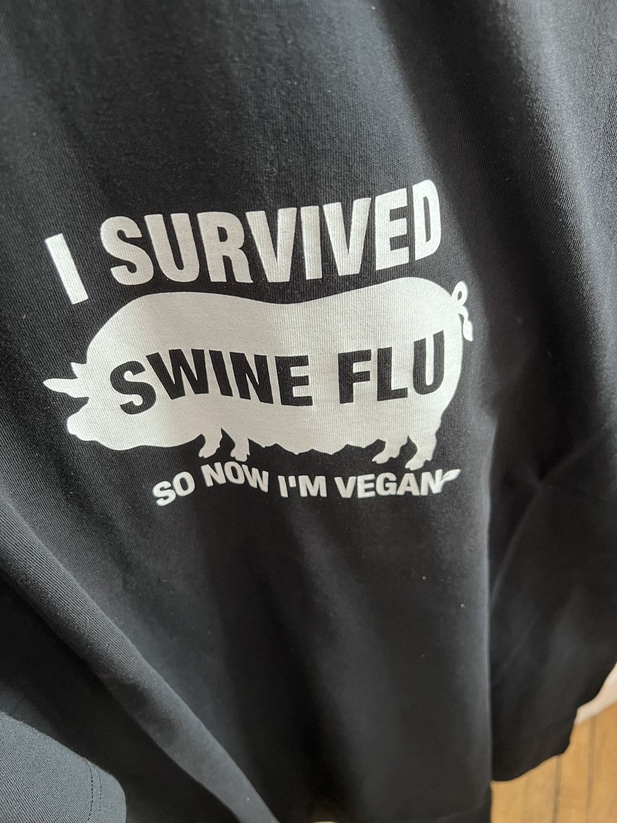 Vetements *RARE* AW 19 Runway Swine flu tshirt oversized Size US S / EU 44-46 / 1 - 4 Thumbnail