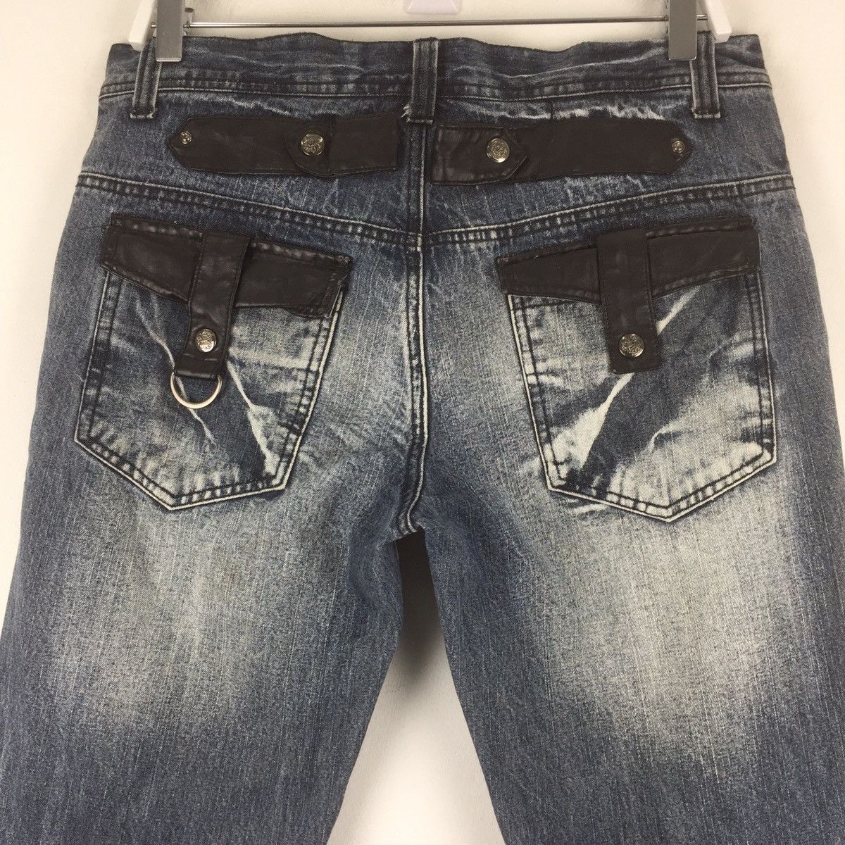 If Six Was Nine × Japanese Brand Japanese jeans Bondage jeans tactical pocket and zipper Size US 34 / EU 50 - 6 Thumbnail