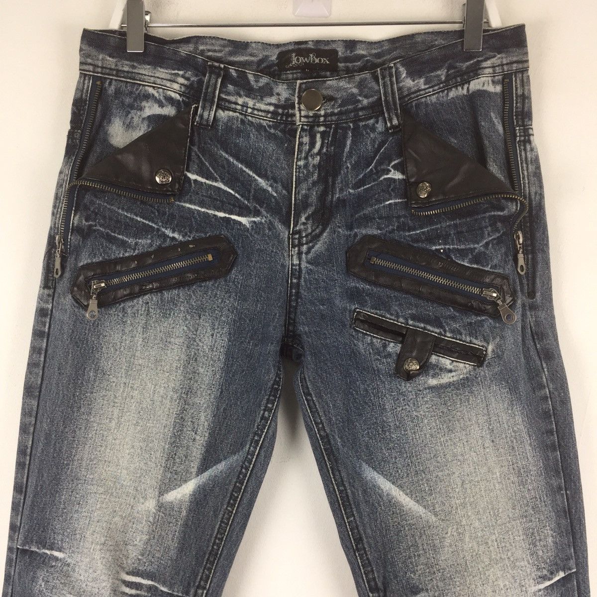 If Six Was Nine × Japanese Brand Japanese jeans Bondage jeans tactical pocket and zipper Size US 34 / EU 50 - 2 Thumbnail