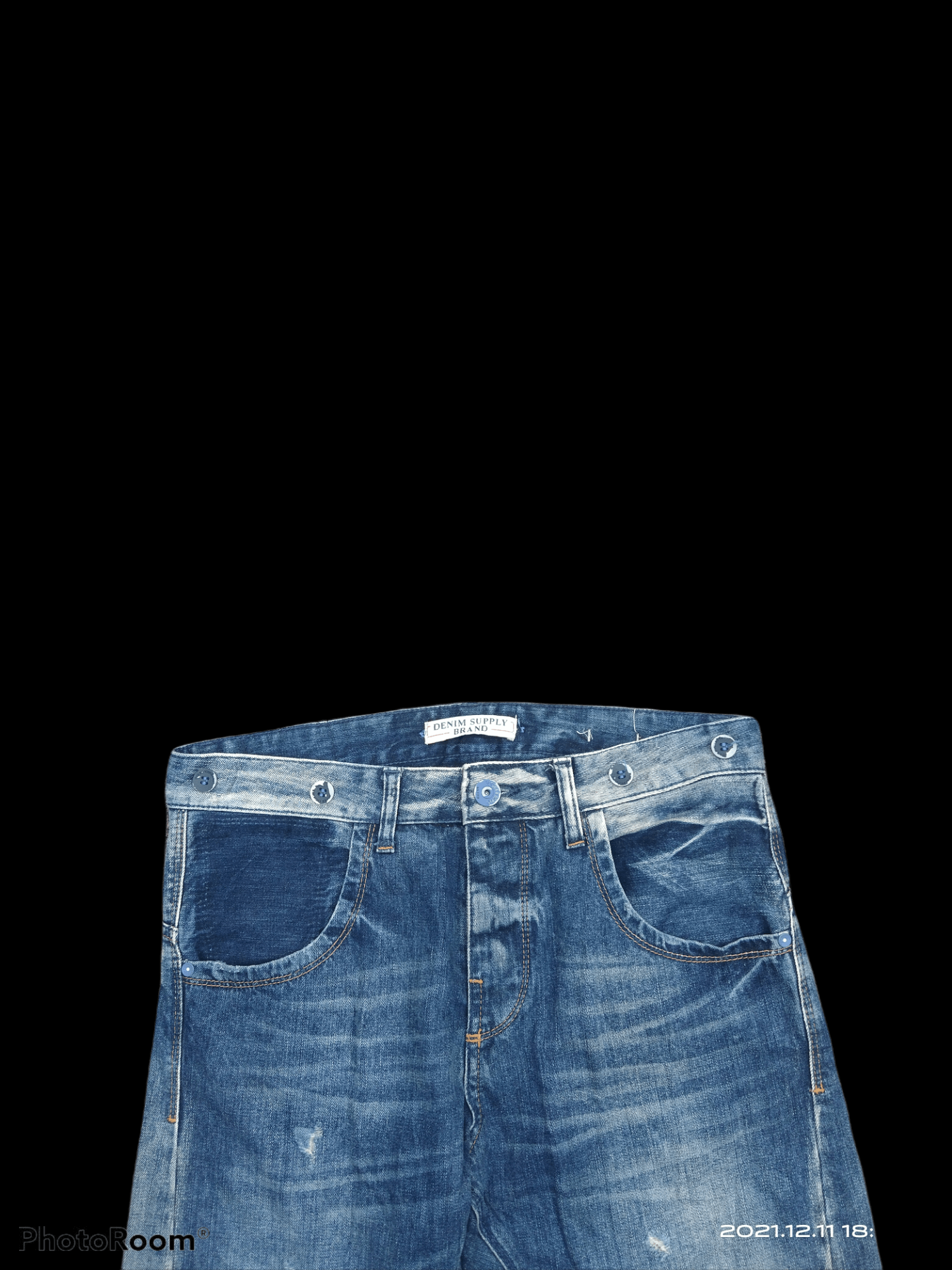Japanese Brand DiSTRESSED SEDITIONARIES CURVE JAPANESE DENIM SUPPLY BRAND Size US 34 / EU 50 - 4 Thumbnail