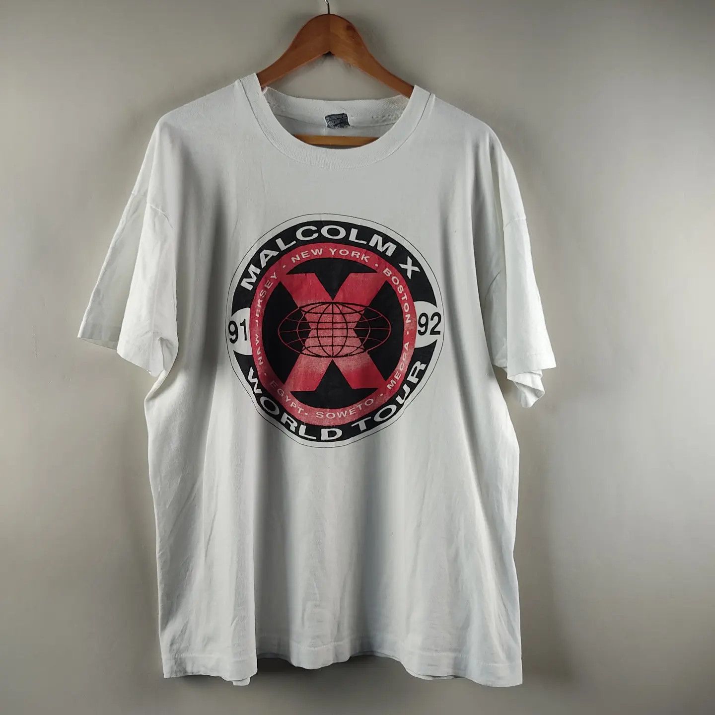 Malcolm X × Movie × Vintage 1992 Malcolm X World Tour Spike Lee 40 