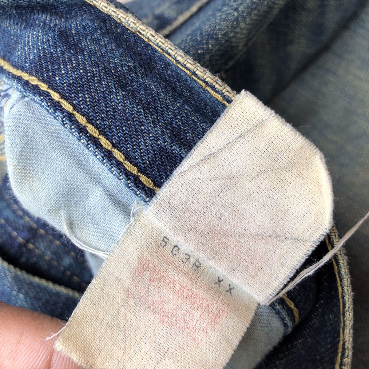 Levi's Vintage Clothing × Vintage Vintage Levis 503B big E selvedge redline Size US 29 - 7 Thumbnail
