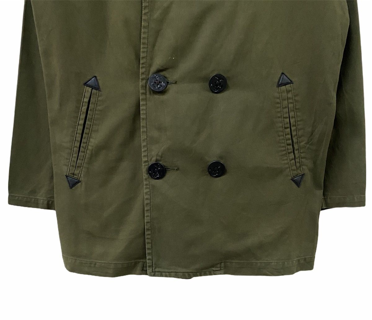 Alpha Industries × Vintage Alpha Industries Peacoat Double Breasted Jacket Size US M / EU 48-50 / 2 - 6 Thumbnail