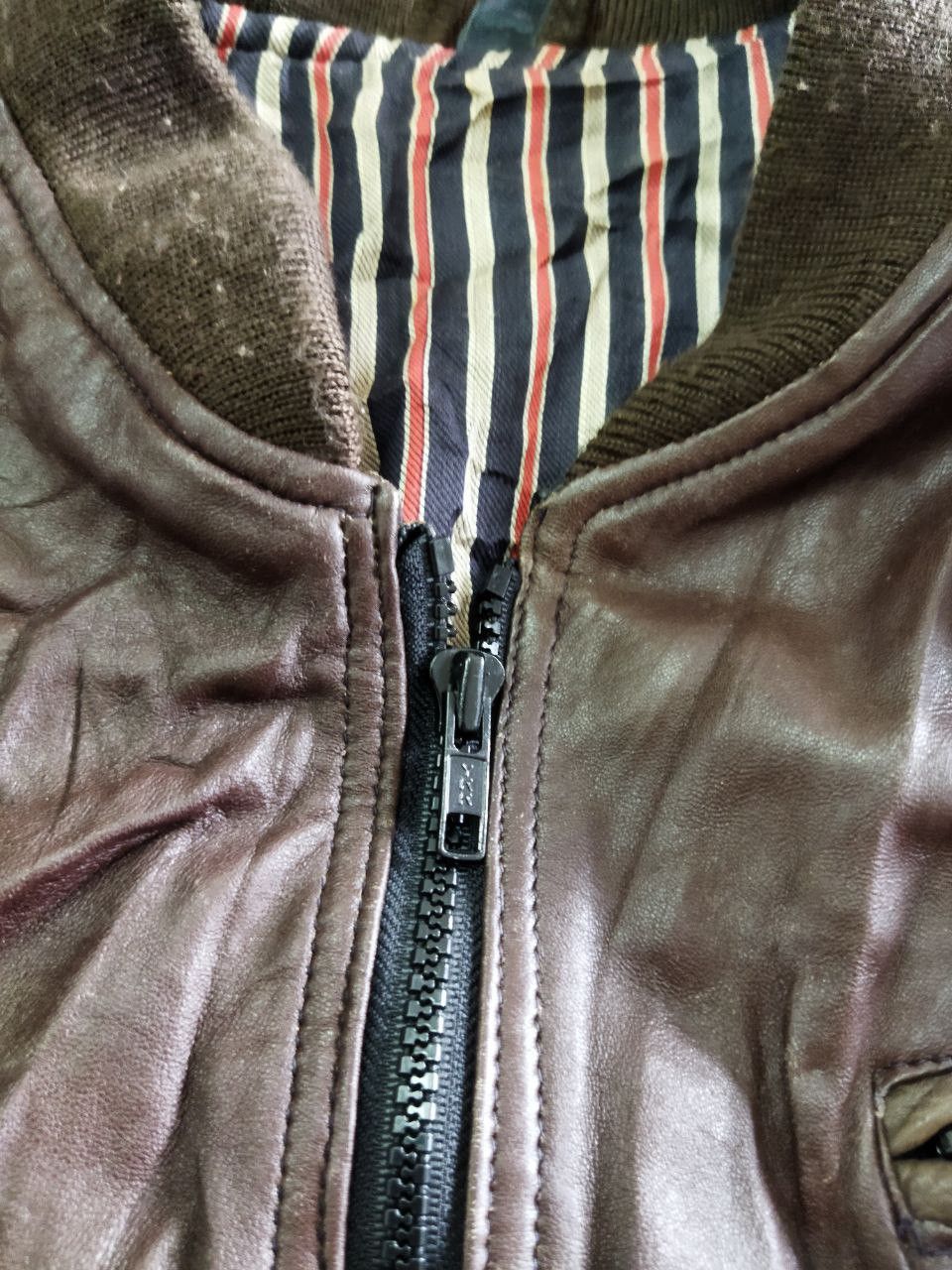 Japanese Brand Jackson Leather Jacket Size US L / EU 52-54 / 3 - 3 Thumbnail