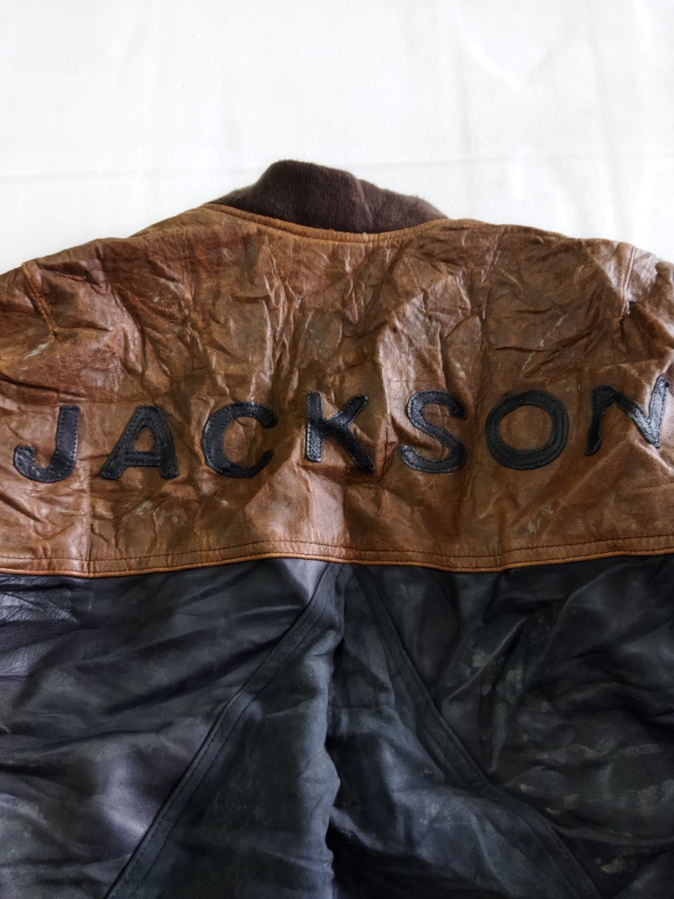 Japanese Brand Jackson Leather Jacket Size US L / EU 52-54 / 3 - 7 Thumbnail