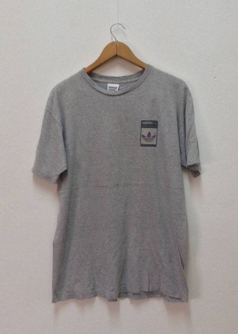Adidas × Vintage ADIDAS Box Logo France Casual TShirt Made in Usa Size M Size US M / EU 48-50 / 2 - 2 Thumbnail