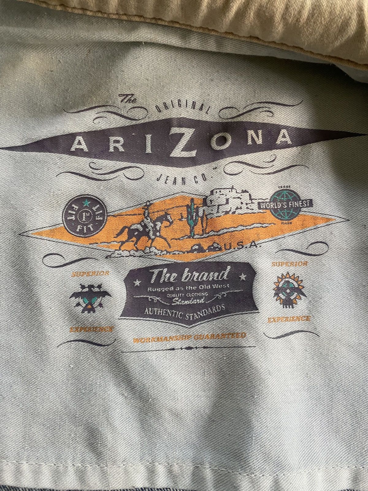 Arizona Jean Co. × Vintage Vintage ‘91 Arizona Jean Company Denim Jacket Size US L / EU 52-54 / 3 - 14 Thumbnail