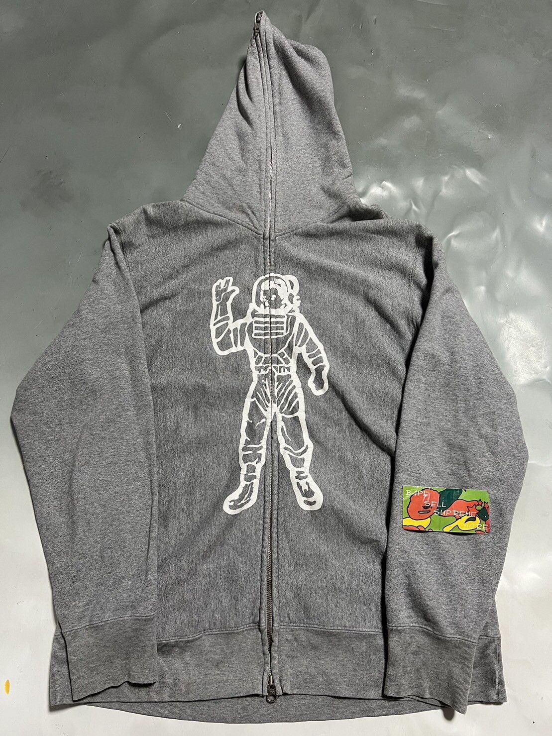 BBC billionaire boys club full zip hoodie Gray