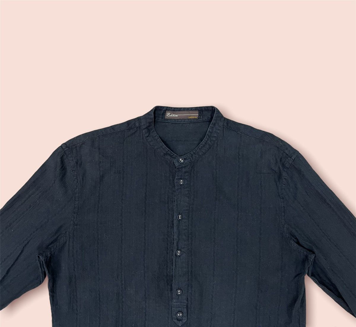 Japanese Brand × Tomorrowland × Vintage MANDARIN COLLAR EDITION TOMORROWLAND HALF BUTTON UP Size US S / EU 44-46 / 1 - 3 Thumbnail