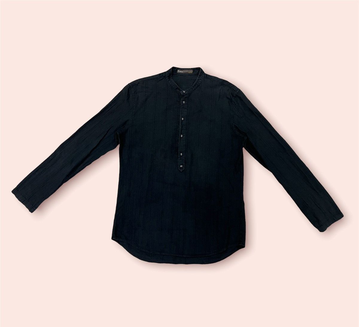 Japanese Brand × Tomorrowland × Vintage MANDARIN COLLAR EDITION TOMORROWLAND HALF BUTTON UP Size US S / EU 44-46 / 1 - 2 Thumbnail