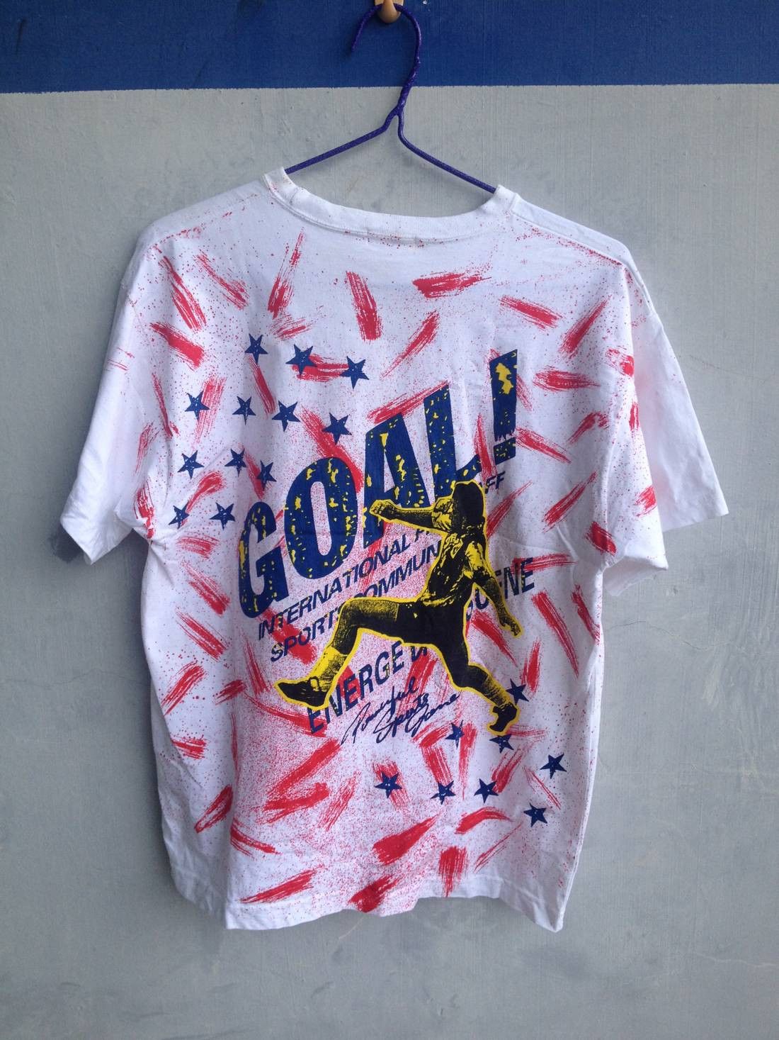 Vintage Vintage Kosugi "GOAL!" Soccer Graphic T-Shirt – Size 160 Size US M / EU 48-50 / 2 - 2 Thumbnail