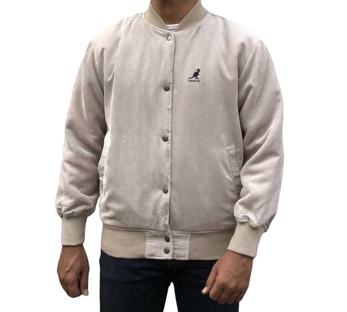 Kangol Vintage Kangol Conduroy Light Puffer Varsity Jacket Size US M / EU 48-50 / 2 - 4 Thumbnail