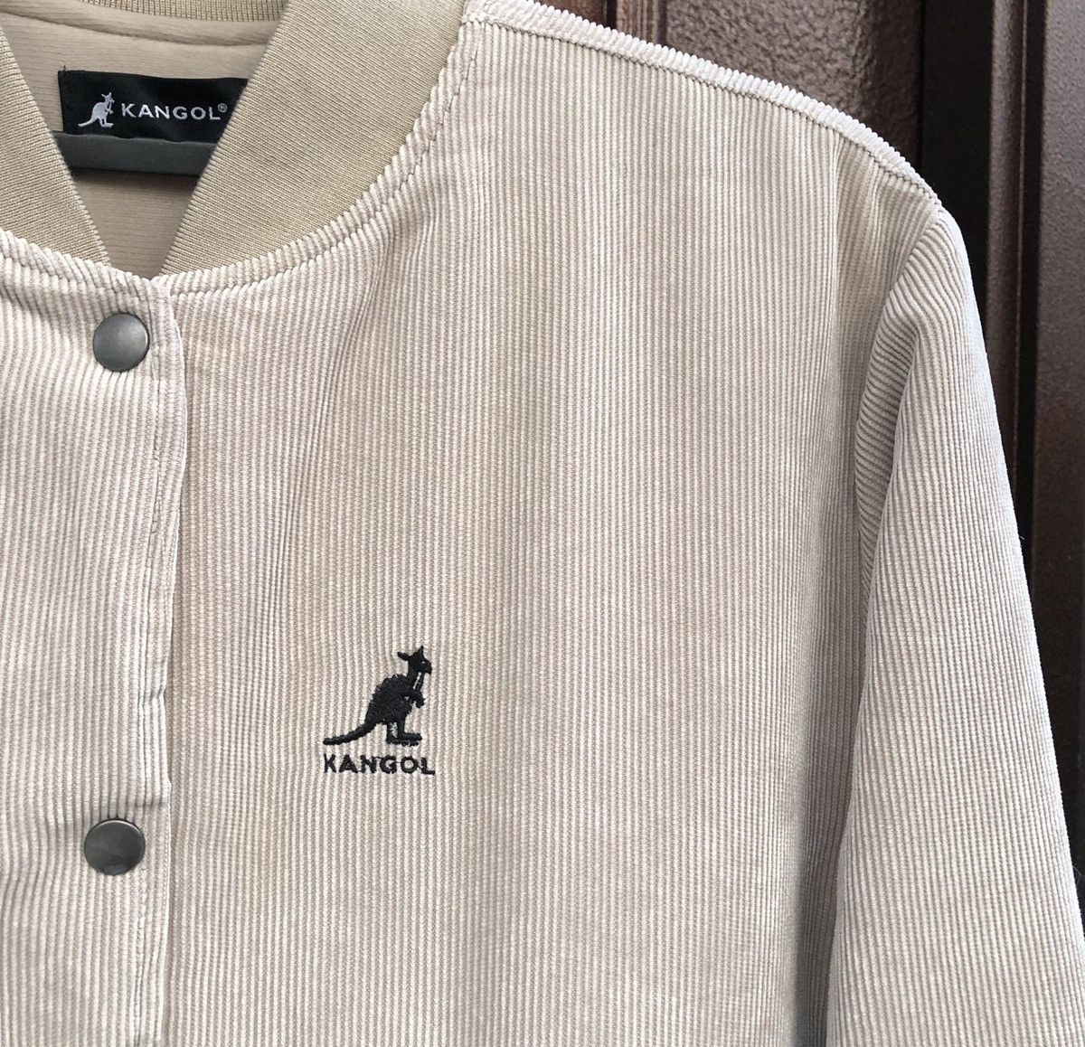 Kangol Vintage Kangol Conduroy Light Puffer Varsity Jacket Size US M / EU 48-50 / 2 - 7 Thumbnail