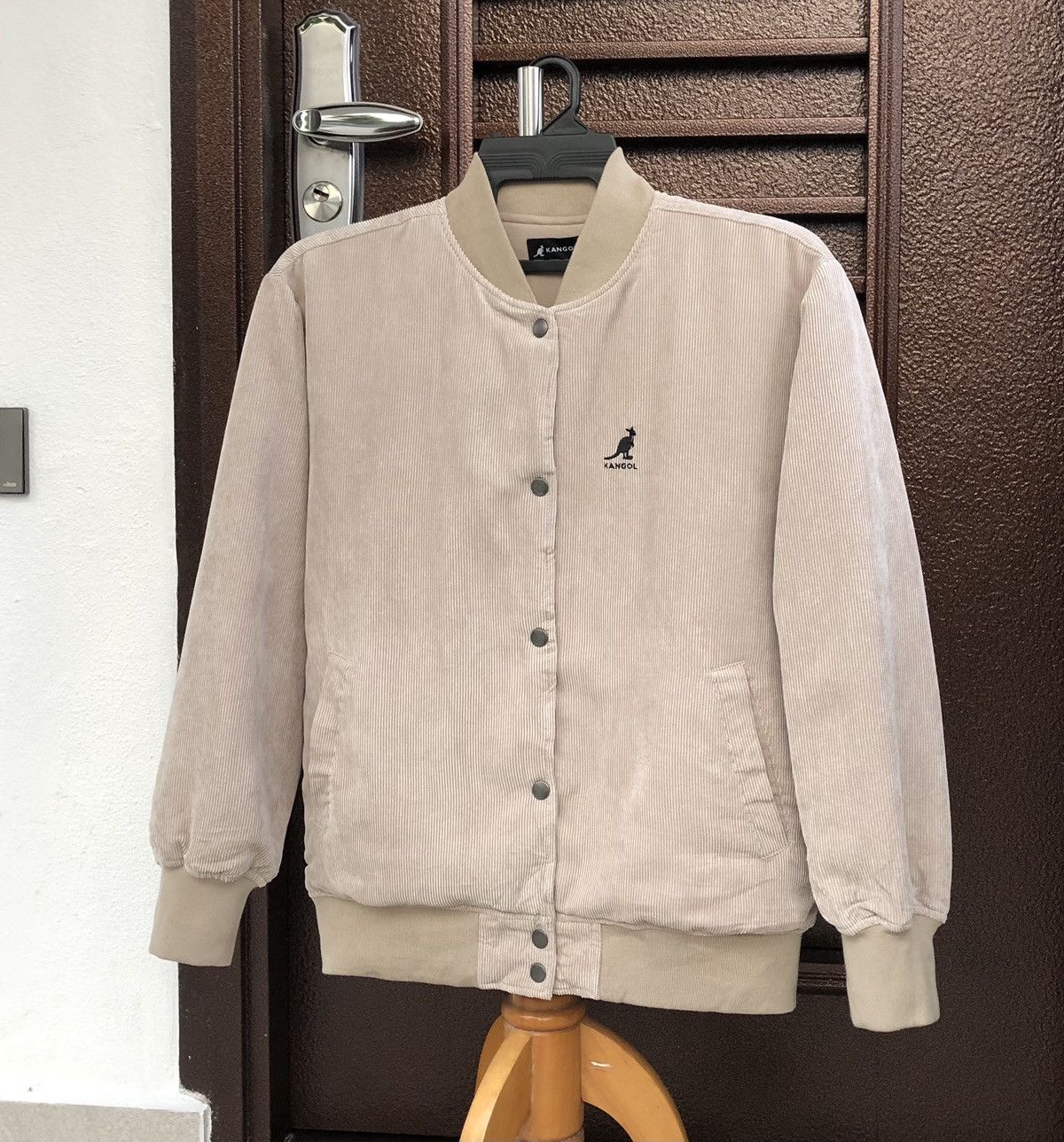 Kangol Vintage Kangol Conduroy Light Puffer Varsity Jacket Size US M / EU 48-50 / 2 - 6 Thumbnail