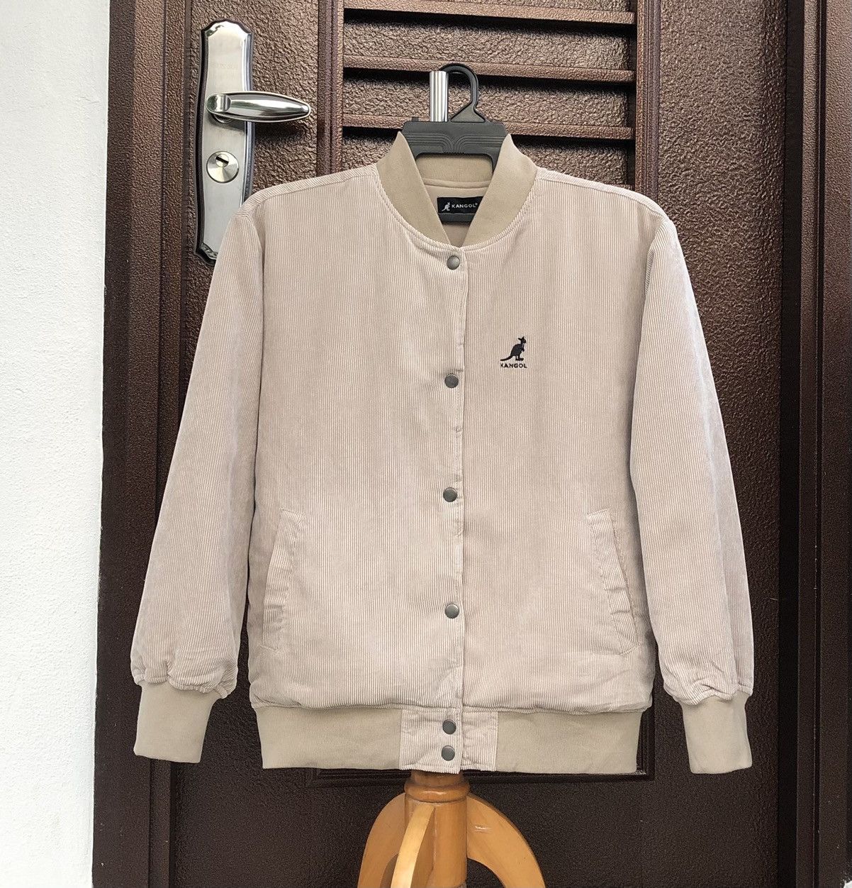 Kangol Vintage Kangol Conduroy Light Puffer Varsity Jacket Size US M / EU 48-50 / 2 - 5 Thumbnail