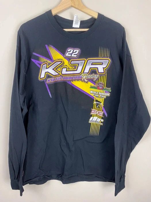 NASCAR Vintage KJR Racing Longsleeve Size US XL / EU 56 / 4 - 2 Thumbnail