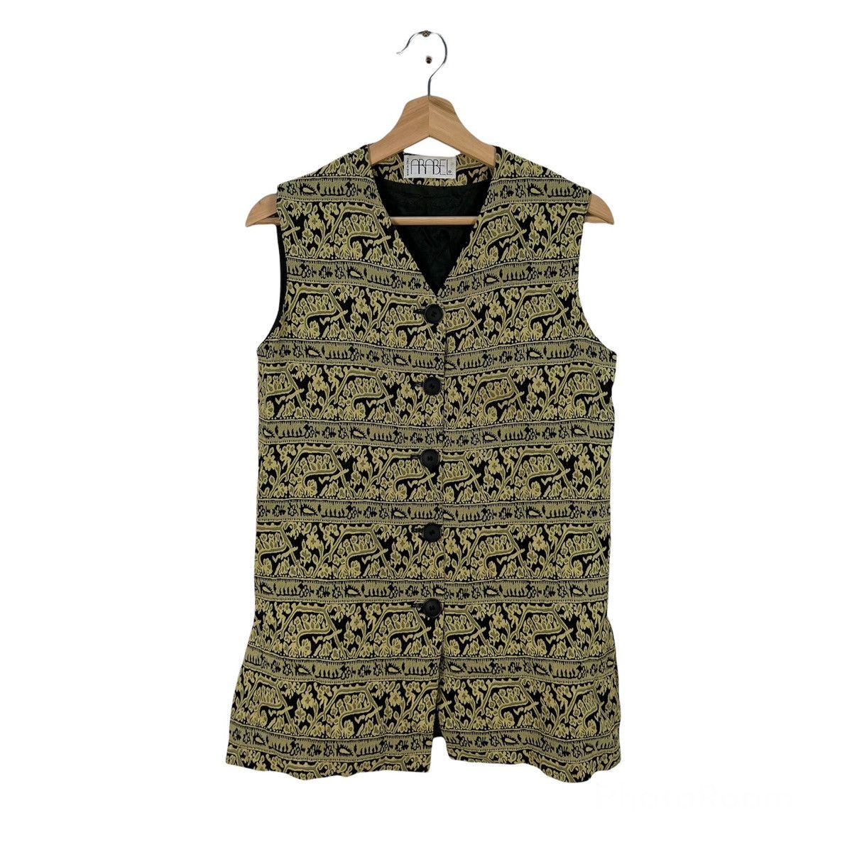 Vintage RARE QUILTED TANKTOP VEST DESIGN ARABEL MADE IN ITALY Size US M / EU 48-50 / 2 - 1 Thumbnail
