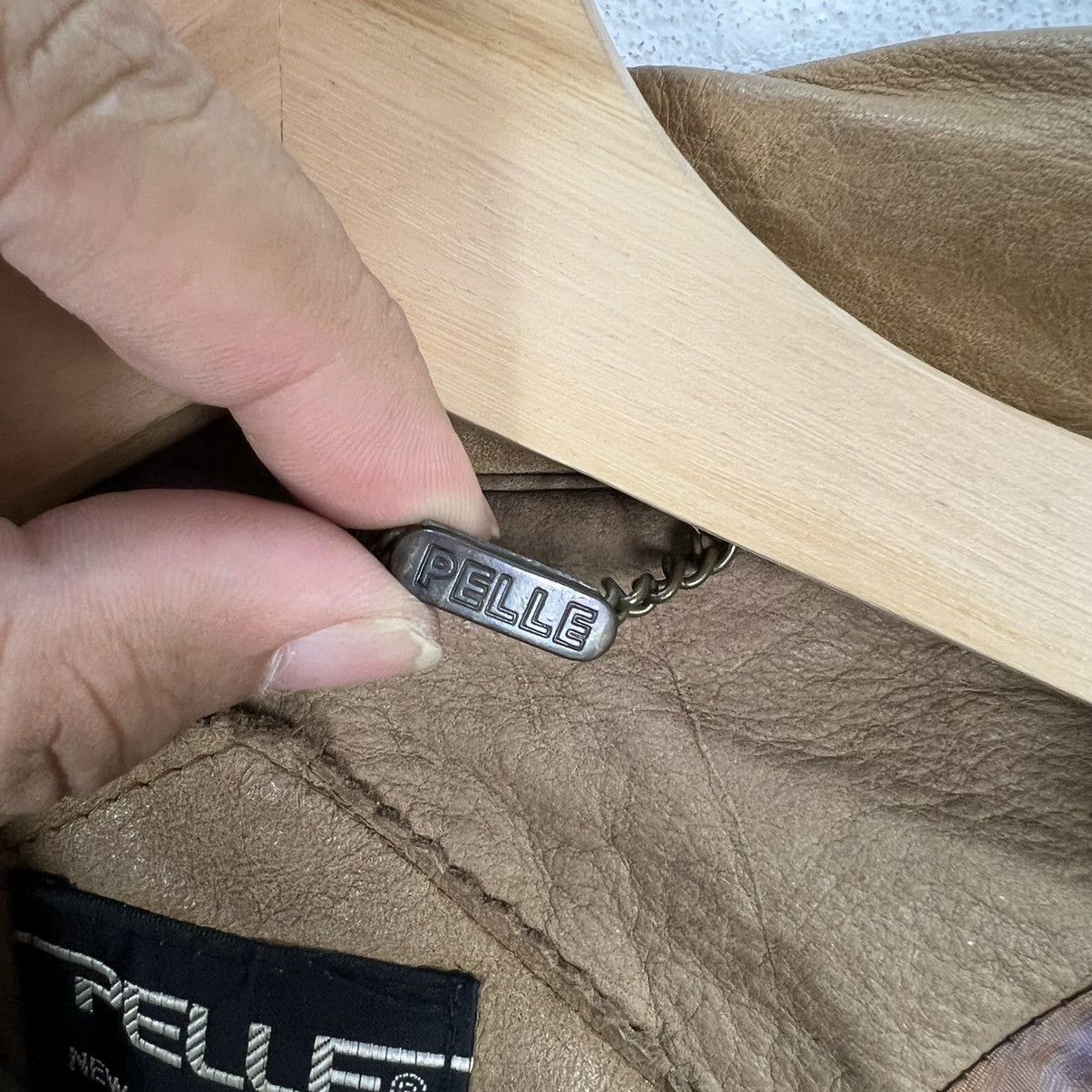 Genuine Leather VINTAGE PELLE NEWYORK MILANO GENUINE LEATHER BOMBER JACKET Size US S / EU 44-46 / 1 - 12 Thumbnail