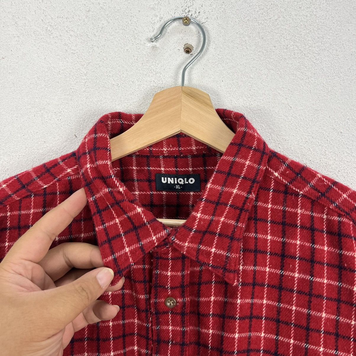 Flannel × Japanese Brand RARE TARTAN DESIGN FLANNEL LIGHT JACKET UNIQLO Size US XL / EU 56 / 4 - 6 Thumbnail