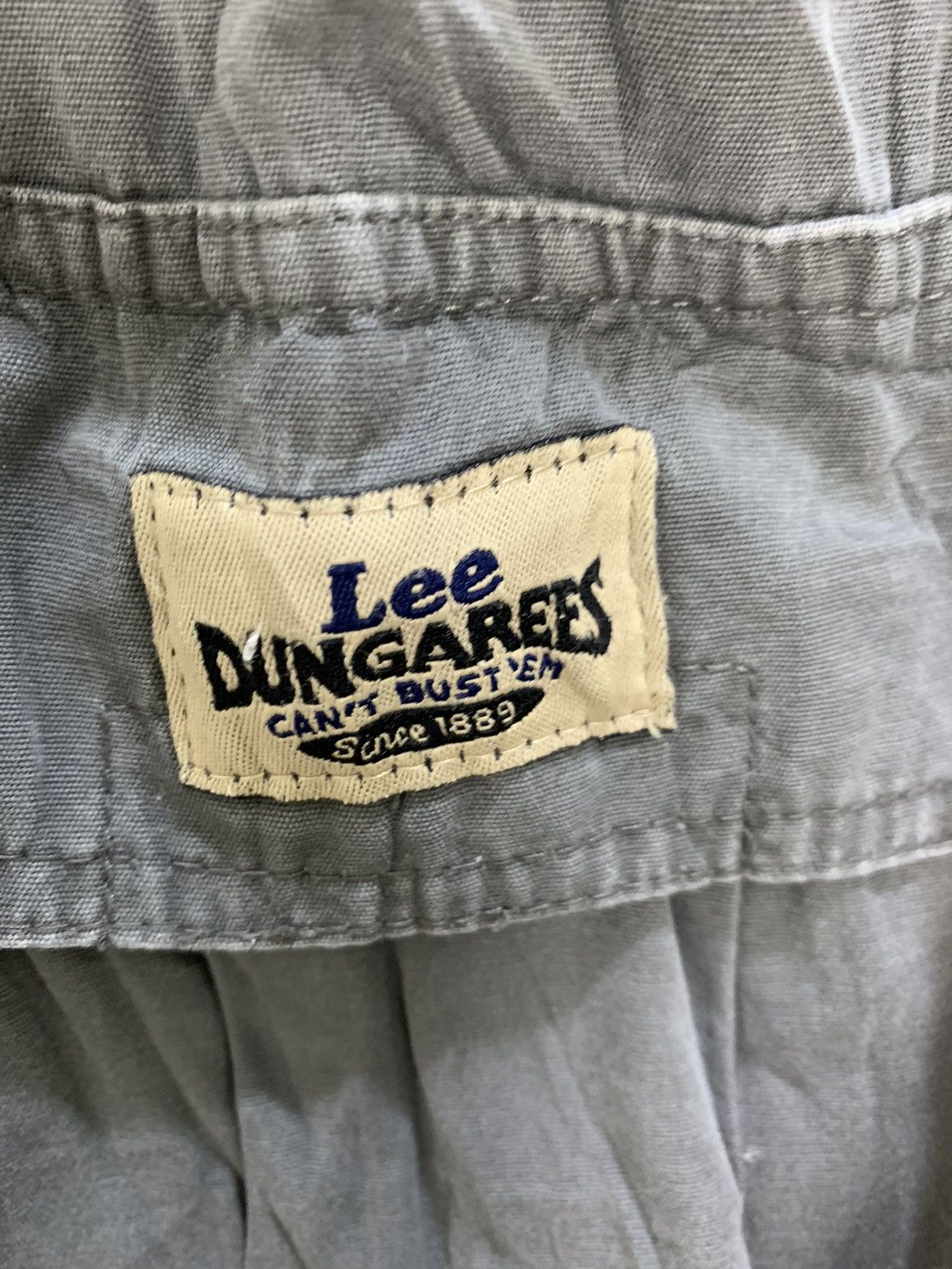 Japanese Brand Vtg 80s LEE DUNGAREE Parachute Multipocket Flight CargoPant Size US 31 - 8 Thumbnail