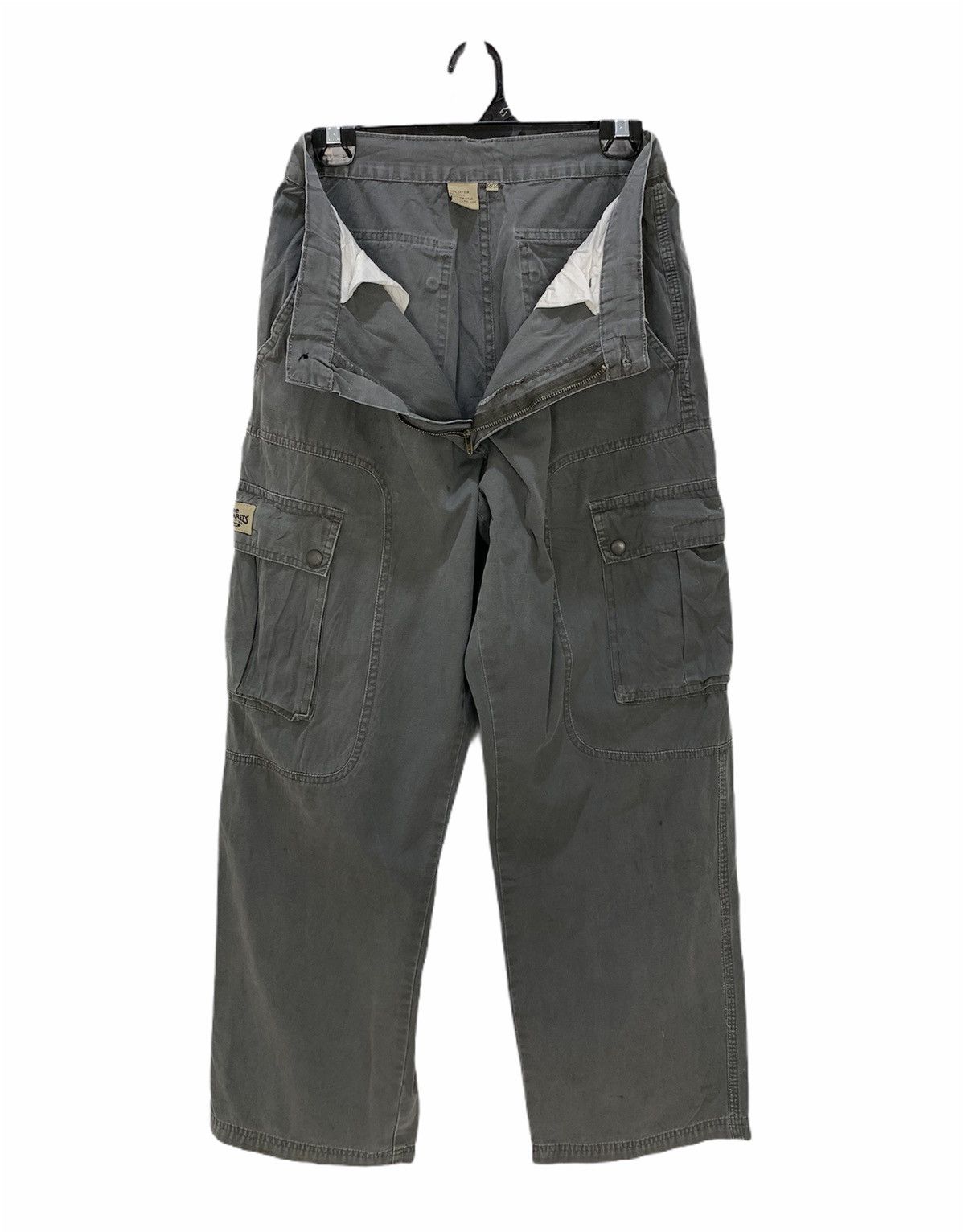 Japanese Brand Vtg 80s LEE DUNGAREE Parachute Multipocket Flight CargoPant Size US 31 - 3 Thumbnail
