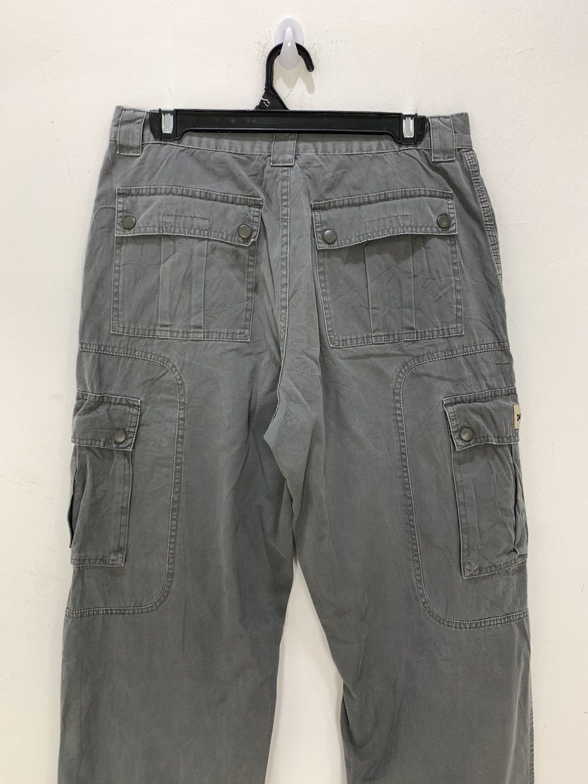 Japanese Brand Vtg 80s LEE DUNGAREE Parachute Multipocket Flight CargoPant Size US 31 - 10 Thumbnail