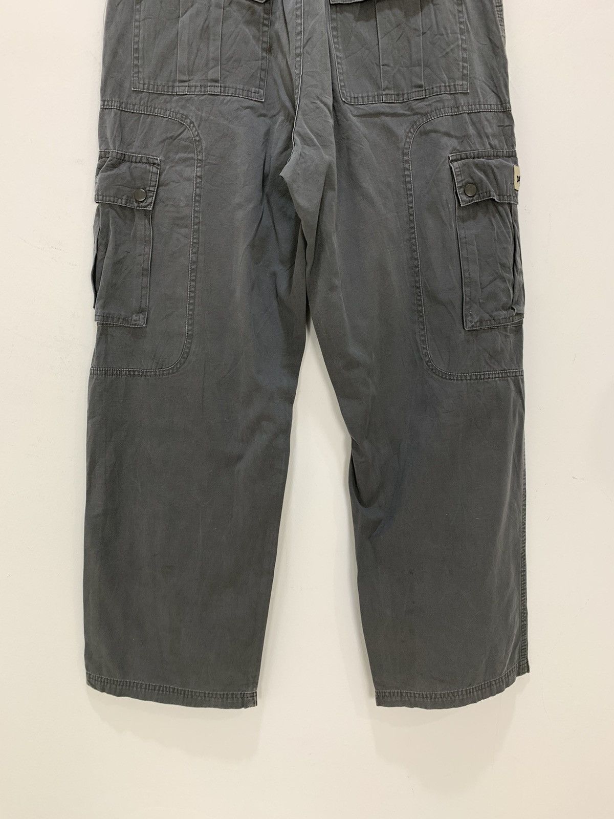 Japanese Brand Vtg 80s LEE DUNGAREE Parachute Multipocket Flight CargoPant Size US 31 - 11 Thumbnail