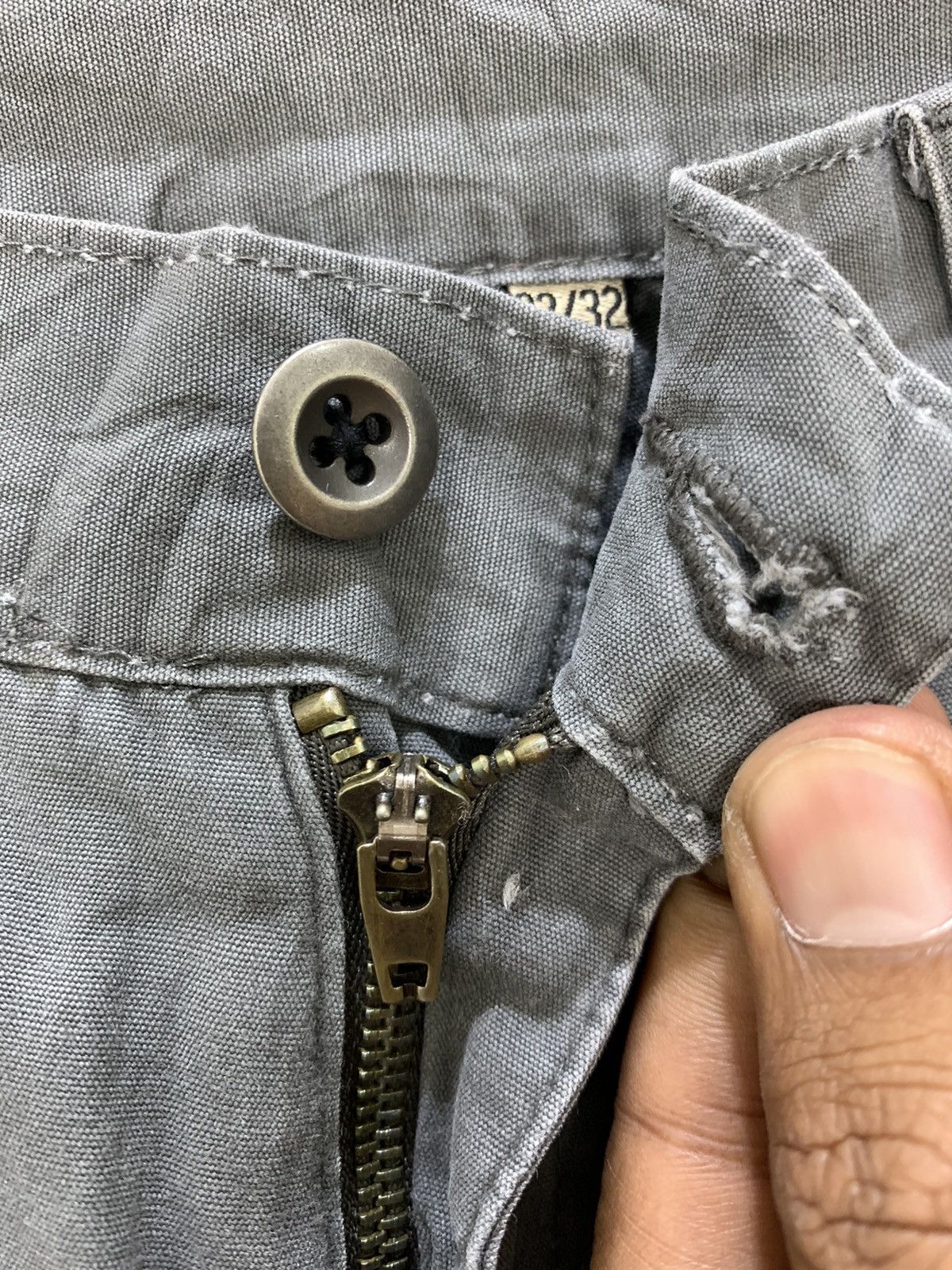 Japanese Brand Vtg 80s LEE DUNGAREE Parachute Multipocket Flight CargoPant Size US 31 - 14 Thumbnail