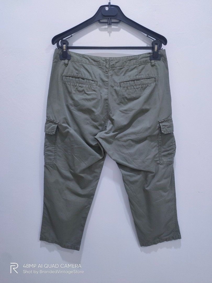 Muji Vtg MUJI EUROPE USA Hype Streetwear Style Cropped CargoPant Size US 32 / EU 48 - 3 Thumbnail