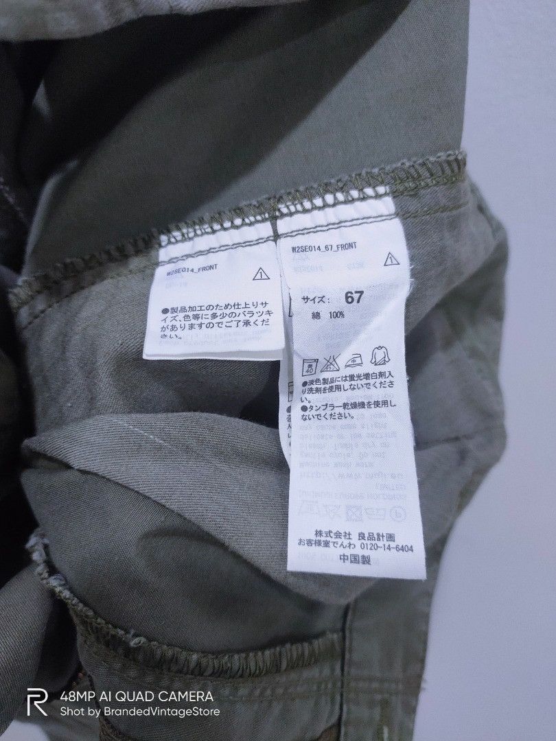 Muji Vtg MUJI EUROPE USA Hype Streetwear Style Cropped CargoPant Size US 32 / EU 48 - 16 Thumbnail