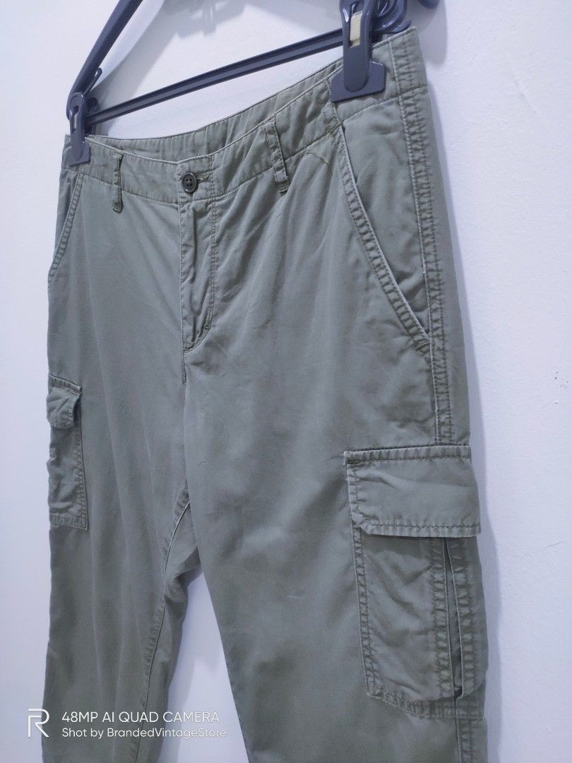 Muji Vtg MUJI EUROPE USA Hype Streetwear Style Cropped CargoPant Size US 32 / EU 48 - 8 Thumbnail