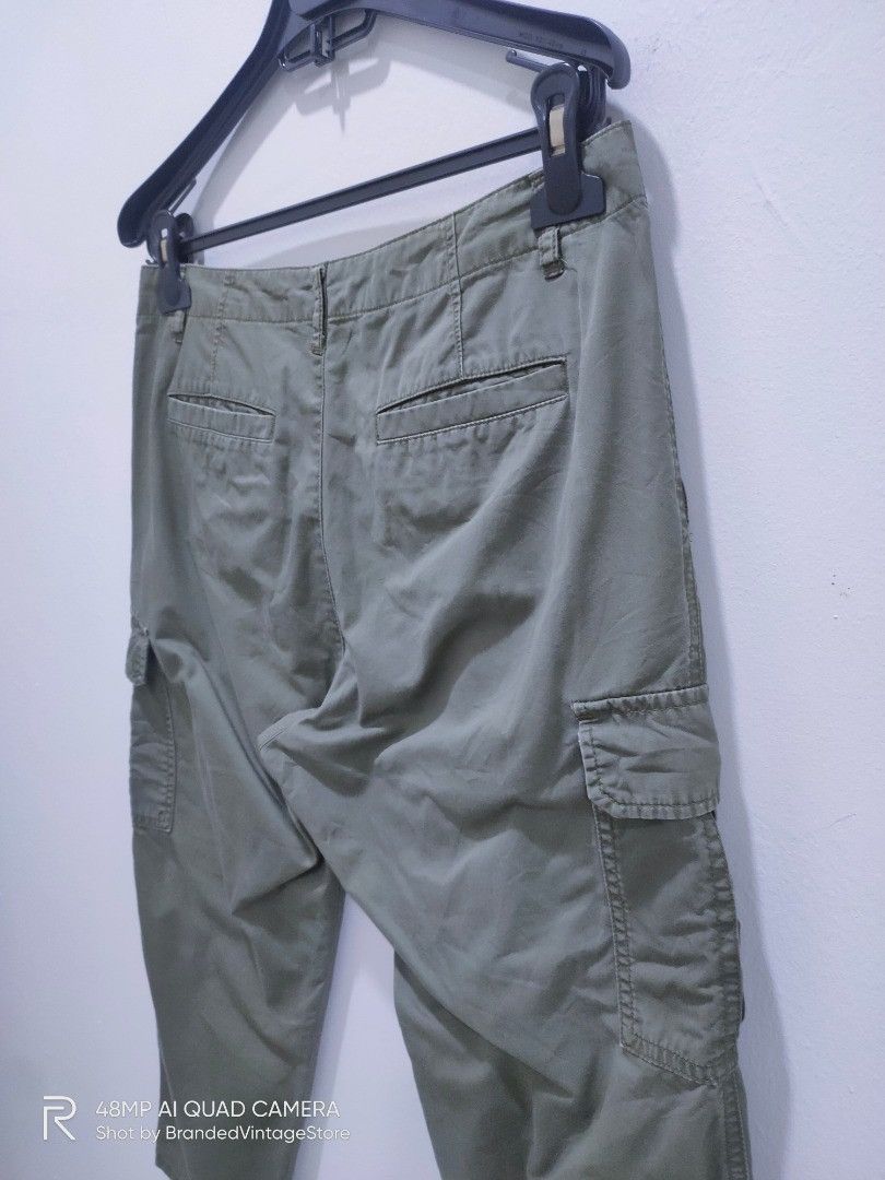 Muji Vtg MUJI EUROPE USA Hype Streetwear Style Cropped CargoPant Size US 32 / EU 48 - 12 Thumbnail