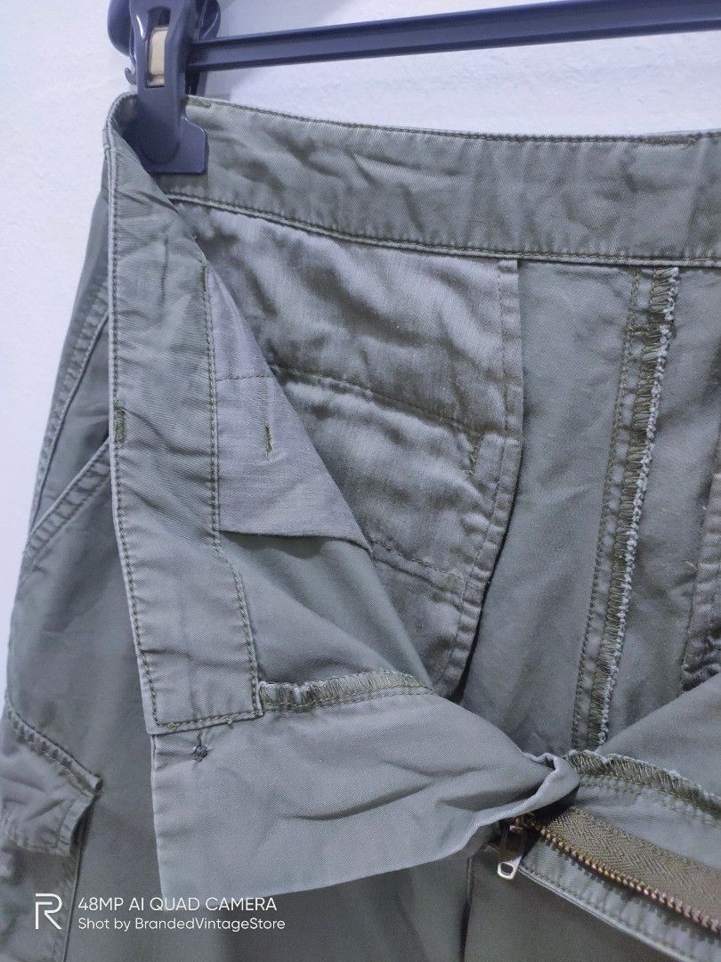 Muji Vtg MUJI EUROPE USA Hype Streetwear Style Cropped CargoPant Size US 32 / EU 48 - 14 Thumbnail