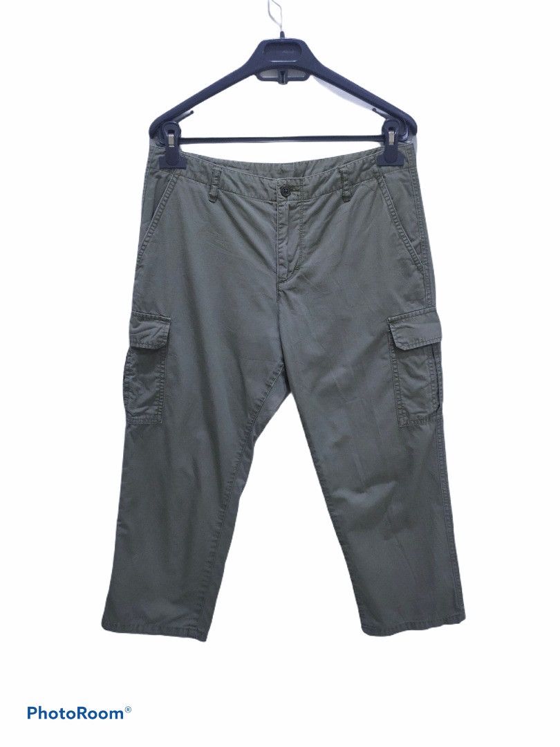 Muji Vtg MUJI EUROPE USA Hype Streetwear Style Cropped CargoPant Size US 32 / EU 48 - 1 Thumbnail